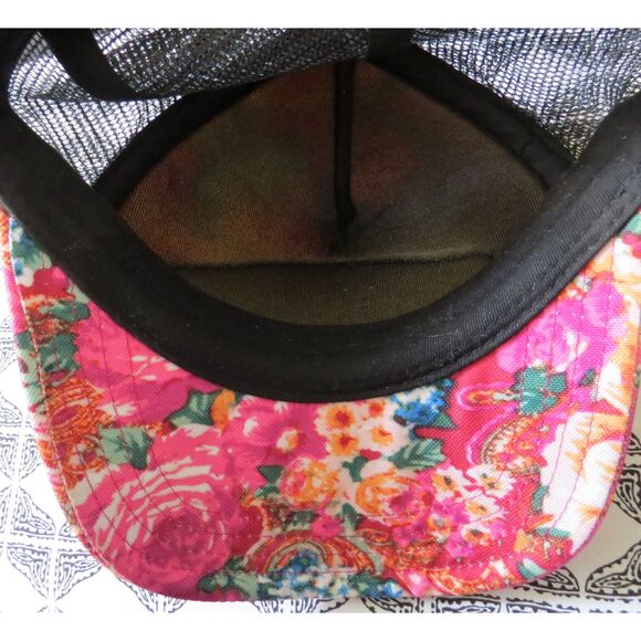 Vans Van Doren Floral Snapback Trucker Hat OS fits most EUC Unisex - Picture 3 of 5